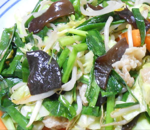 japanese-food-kikurage-yasai-itame